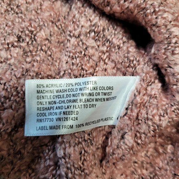 Wild Fable Pink Cropped Pullover Sweater - Picture 7 of 10